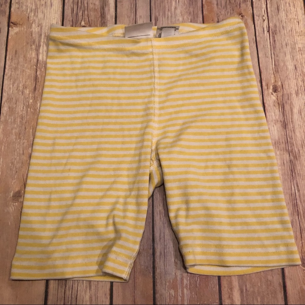Hanna yellow striped shorts